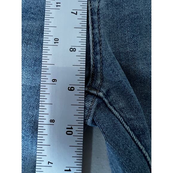 Lucky Brand Jeans Women's Distressed Ankle Skinny Stretch Solid Blue Size 10 New - Picture 9 of 9